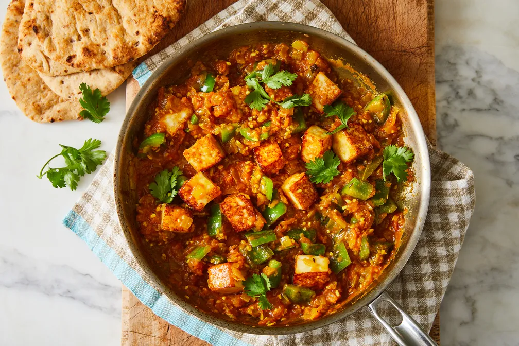 Samosa with Masala Chai — $5 combo at Feast of India Calgary SE